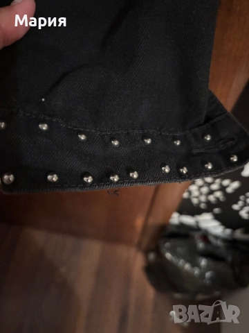 Дънково яке с капси, снимка 4 - Якета - 51600244