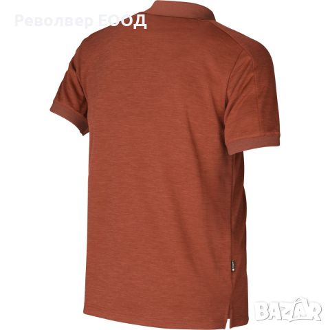 Тениска Harkila - Tech, Dark burnt orange, снимка 2 - Екипировка - 45337675