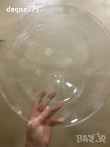Витринна, голяма стъклена купа/ поднос  За торта/ сладкиши, снимка 12 - Прибори за хранене, готвене и сервиране - 50145165