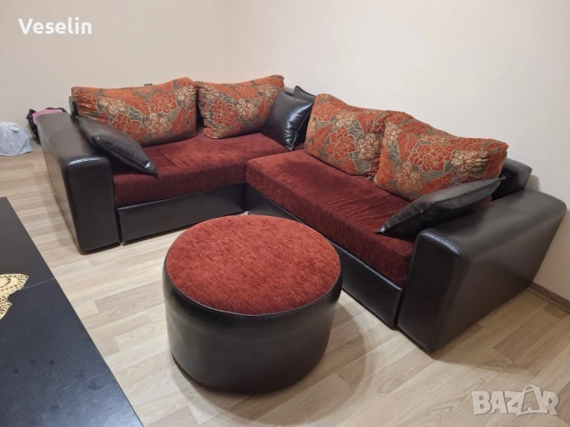 Холова гарнитура НОВО, снимка 3 - Дивани и мека мебел - 53143176