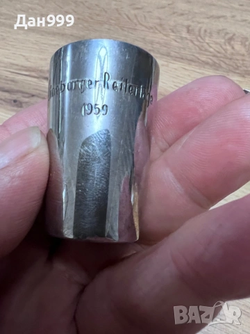 Три антикварни сребърни шотчета, снимка 4 - Антикварни и старинни предмети - 53205391