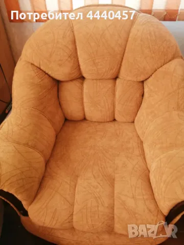 Разтегателен диван и два фотьойла, снимка 3 - Дивани и мека мебел - 50125116