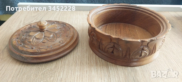 Дърворезба кутия за ценители отлична , снимка 4 - Декорация за дома - 54109255