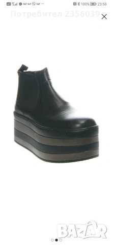 Италиански боти, естествена кожа, снимка 3 - Дамски боти - 54067808