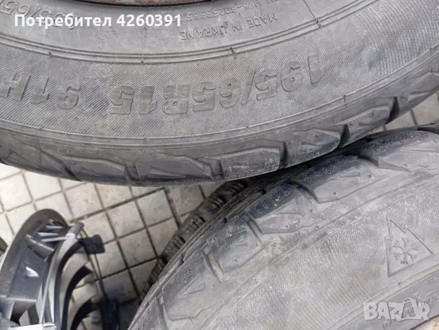 Зимни гуми за Toyota Corolla Verso 2003 г., снимка 5 - Гуми и джанти - 48153746