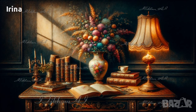 Картина "Натюрморт"-digital art, снимка 2 - Картини - 53830446