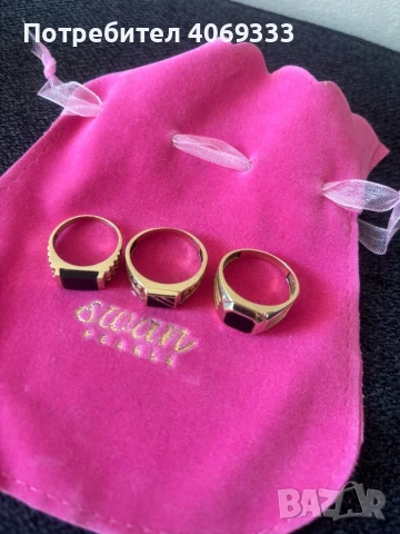 Мъжки златни пръстени 14к полирани, снимка 8 - Пръстени - 50824647