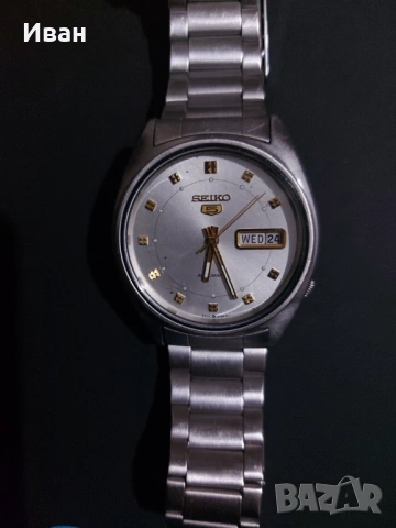 Сейко 5 Автоматик, снимка 4 - Мъжки - 53719042
