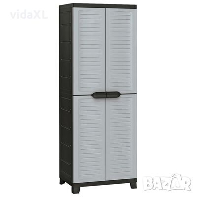 vidaXL Пластмасов шкаф, 65x45x181 см(SKU:337904, снимка 1 - Шкафове - 45611806