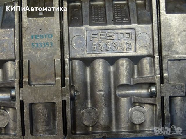 пневматичен модул Festo VMPA-KMS1-24-5 pneumatic valve block, снимка 8 - Резервни части за машини - 46582518