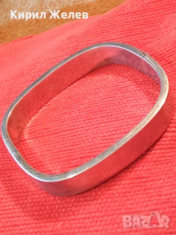 КЛАСИЧЕСКА РЕТРО АРТ СТИЛ СРЕБЪРНА ГРИВНА СРЕБРО 925 СТАРА МАЙСТОРСКА РЪЧНА ИЗРАБОТКА 42361, снимка 15 - Гривни - 48485863