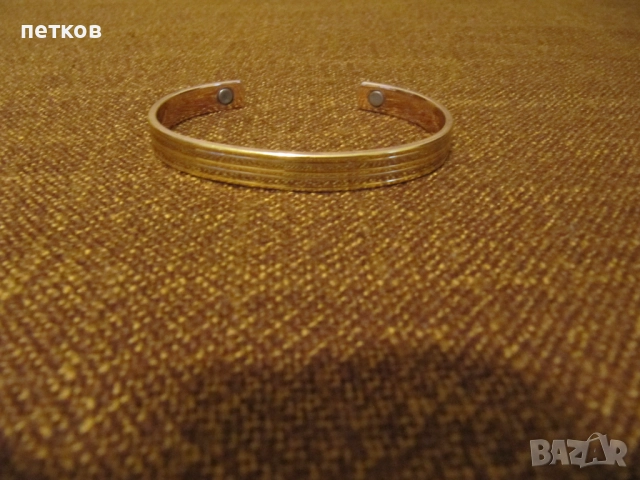 Магнитна гривна при високо връвно- 24 карата, снимка 6 - Гривни - 51873063