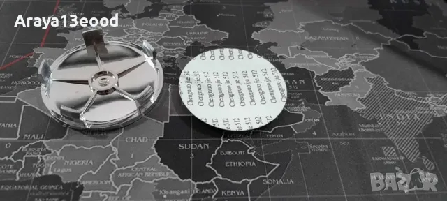 4 бр. Капачки за джанти BMW Carbon Design Black White 68мм, снимка 3 - Аксесоари и консумативи - 50314227