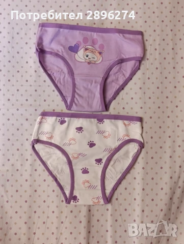  Детско бельо за момиченца , 4-5 г., снимка 2 - Детско бельо и бански  - 50754856