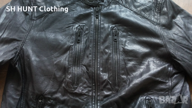 SAMSOE SAMSOE Lamb Leather Jacket Размер XL яке естествена кожа 6-57, снимка 12 - Якета - 52226355