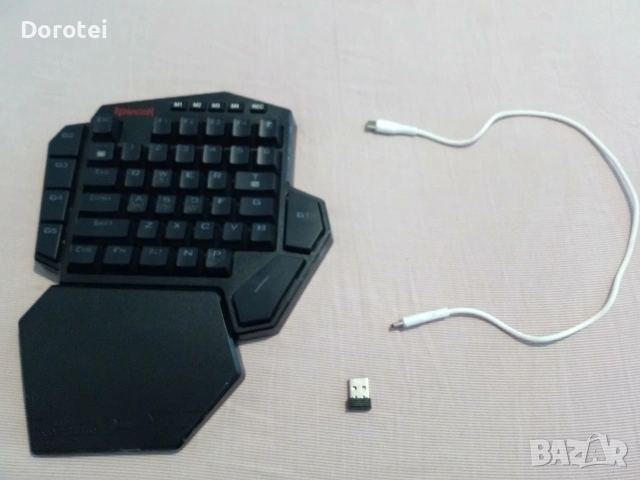 Redragon Diti K585RGB-KS one-handed полу-клавиатура / мини-клавиатура, снимка 9 - Клавиатури и мишки - 53730873