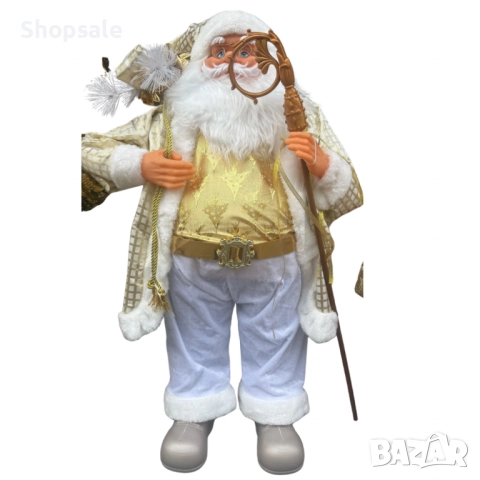 Златният Дядо Коледа – мигновено празнично настроение у дома!, снимка 2 - Декорация за дома - 52696399