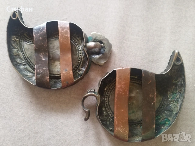 Стари пафти със седеф., снимка 5 - Антикварни и старинни предмети - 53333115