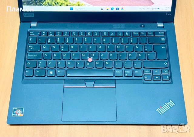 Lenovo ThinkPad P14s/500 Nits Touch/Ryzen 7 PRO 4750U/16GB RAM/256GB SSD/2GB VRAM, снимка 4 - Лаптопи за работа - 53801952
