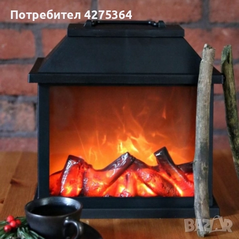 Декоративен LED фенер - камина, снимка 6 - Декорация за дома - 52261852