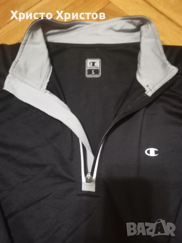 Мъжка блуза CHAMPION ✅Размер L, снимка 3 - Спортни дрехи, екипи - 52750805