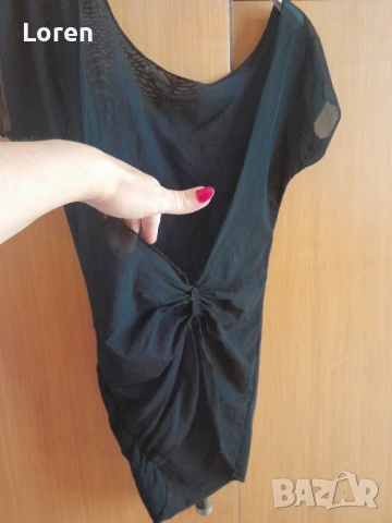 Подарявам!Интересна тениска с полугол гръб тюлена, снимка 9 - Тениски - 51097738