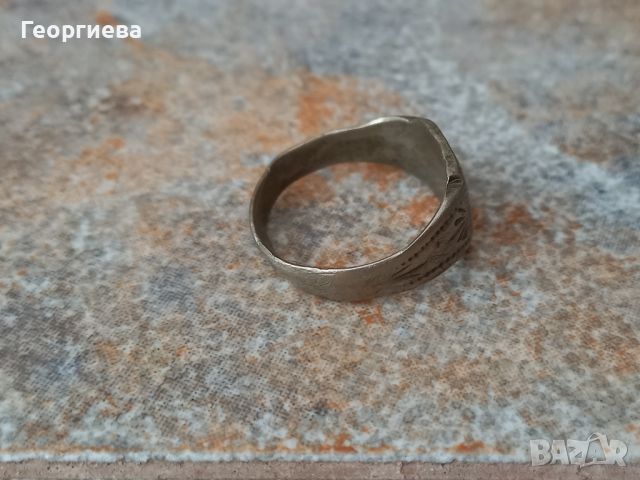 Стар пръстен 1897г., снимка 5 - Пръстени - 45696058