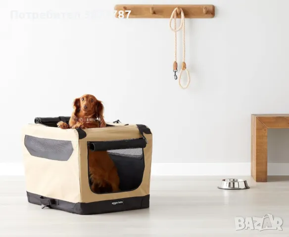 Dog cage, foldable, to carry, снимка 2 - За кучета - 47214218