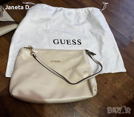 Оригинална чанта на марката Guess от две части, снимка 5 - Чанти - 45967536