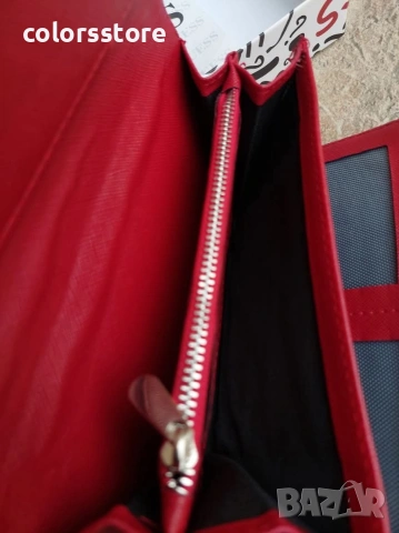 Червен портфейл Guess -SG232, снимка 7 - Портфейли, портмонета - 37642242