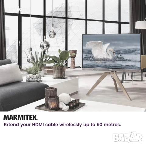 Безжичен HDMI предавател Marmitek - TV Anywhere Wireless HD - 1080p Full HD, снимка 5 - Приемници и антени - 51759721