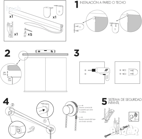 Blindecor Дигитална полупрозрачна ролетна щора, Zen, WZ-14991, 160X180 см, снимка 5 - Декорация за дома - 53716270
