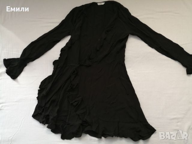 Envii къса дамска рокля с прехвърляне и волани р-р XS и S, снимка 6 - Рокли - 45811401