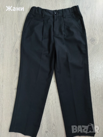Детски официален черен панталон 116 размер