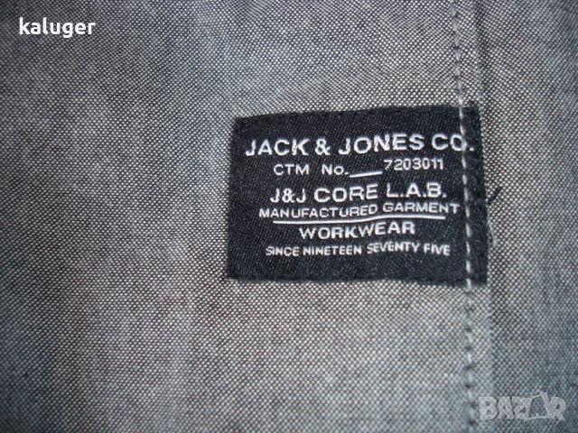 Мъжка риза Jack & Jones, снимка 4 - Ризи - 46187004