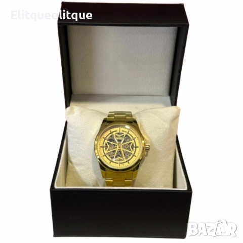 Луксозен мъжки часовник LEIYI с елегантен скелетон дизайн, снимка 3 - Мъжки - 52278735