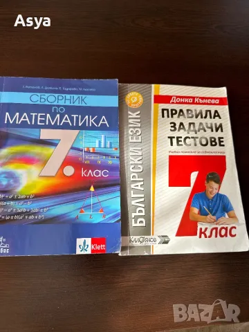 Сборници по математика и български език, снимка 2 - Учебници, учебни тетрадки - 47395491