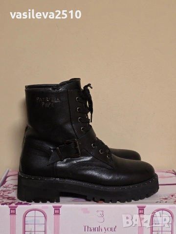Patrizia Pepe оригинални дамски боти от естествена кожа , снимка 2 - Дамски боти - 53892601