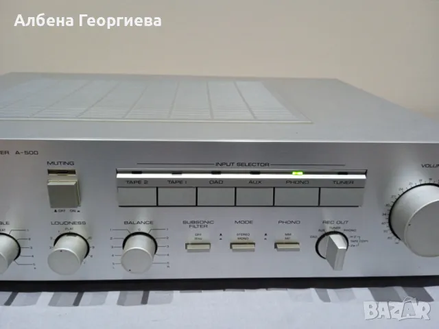 Усилвател YAMAHA -A -500-380 W , снимка 4 - Ресийвъри, усилватели, смесителни пултове - 48206592