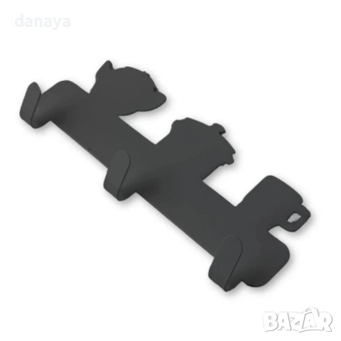 6400 Малка кухненска закачалка с 3 куки Кухня, 13 см, снимка 6 - Аксесоари за кухня - 53657779