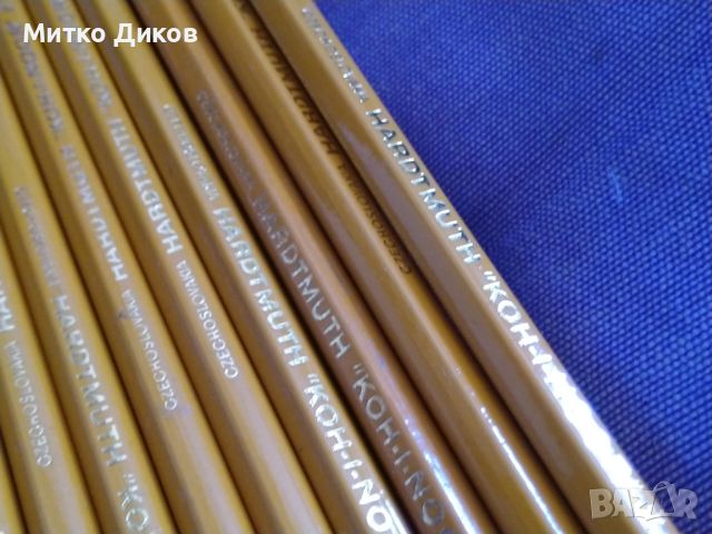 Koh-i-noor Hardtmuth 1500HB винтидж 12 броя графитни моливи нови в кутия, снимка 4 - Ученически пособия, канцеларски материали - 45917094