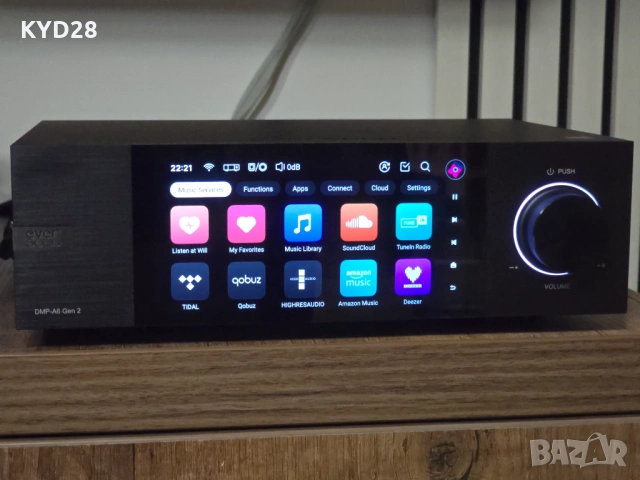 Продавам стриймър Eversolo DMP-A6 GEN2 като нов! В гаранция., снимка 4 - Ресийвъри, усилватели, смесителни пултове - 53822251