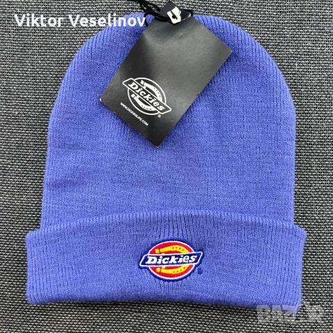 Нова с Етикет Dickies  Beanie Лилава Шапка