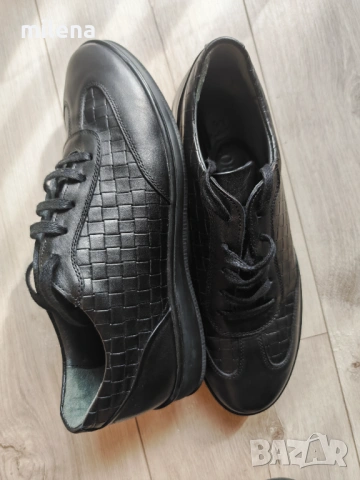 Нови мъжки спортни обувки естествена кожа, снимка 4 - Спортно елегантни обувки - 53993229