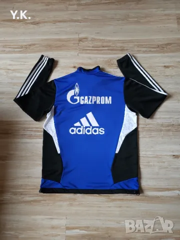 Оригинално мъжко горнище Adidas Climacool x F.C. Schalke 04 / Season 11-12 (Training), снимка 3 - Спортни дрехи, екипи - 48193369