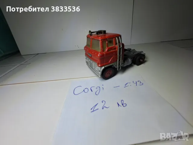 Ford Diesel truck стар метален Corgi модел., снимка 1 - Колекции - 47412245