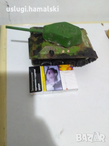 Стара ламаринена играчка/танк Rudy, снимка 7 - Антикварни и старинни предмети - 53036144