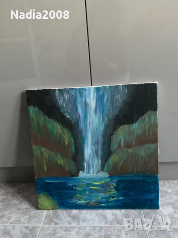 продавам картина - маслени боя на платно. , снимка 3 - Стайни растения - 53086861