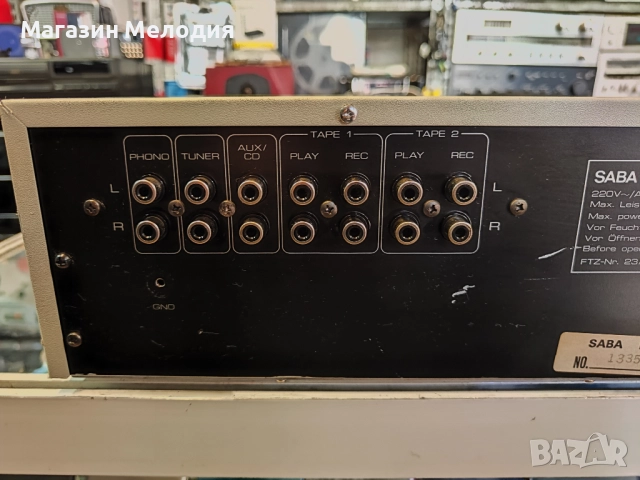 Ресийвър SABA MI 480 Две по 75 вата. В отлично техническо и визуално състояние., снимка 11 - Ресийвъри, усилватели, смесителни пултове - 51746334