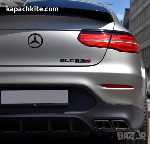 Емблема GLC 63s за багажник - Хром, Черна, Черна с червенo, снимка 4 - Аксесоари и консумативи - 53523592